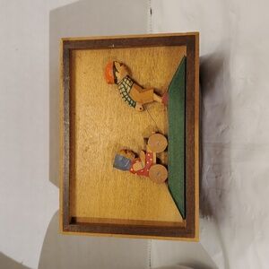 Thorens Musical Box with Carved Figures